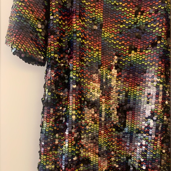 RAGYARD Rainbow Flip Sequin Dress S - Picture 3 of 4